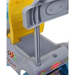Babyhug Fun N Learn Ride-On With Storage Space & High Backrest - Yellow And Blue