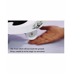 Babyhug Baby Panda Gyro Swing Car With Steering Wheel - Black & White