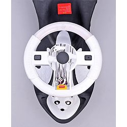 Babyhug Baby Panda Gyro Swing Car With Steering Wheel - Black & White