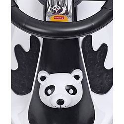 Babyhug Baby Panda Gyro Swing Car With Steering Wheel - Black & White