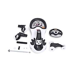 Babyhug Baby Panda Gyro Swing Car With Steering Wheel - Black & White