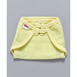 Babyhug Muslin Cloth Nappy Set of 5 Small - Lemon Yellow