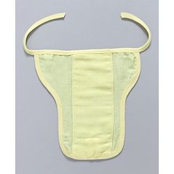 Babyhug Muslin Cloth Nappy Set of 5 Small - Lemon Yellow