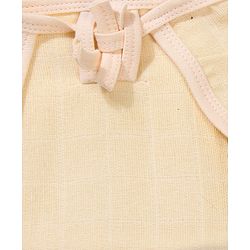 Babyhug Muslin Cloth Nappy Set of 5 Extra Small - Peach