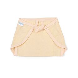 Babyhug Muslin Cloth Nappy Set of 5 Extra Small - Peach