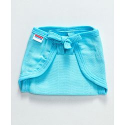 Babyhug Muslin Cloth Nappy Set of 5 Large - Aqua - Large Blue