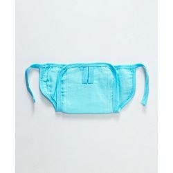Babyhug Muslin Cloth Nappy Set of 5 Large - Aqua - Large Blue