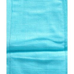 Babyhug Muslin Cloth Nappy Set of 5 Large - Aqua - Large Blue