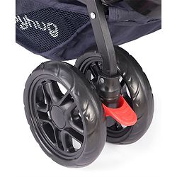 Babyhug Cocoon Stroller With Mosquito Net & Reversible Handle - Blue