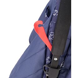 Babyhug Cocoon Stroller With Mosquito Net & Reversible Handle - Blue