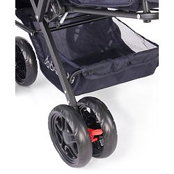 Babyhug Cocoon Stroller With Mosquito Net & Reversible Handle - Blue