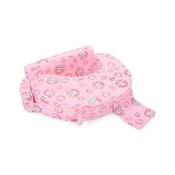Babyhug Cotton Feeding Pillow Teddy & Hearts Print - Pink