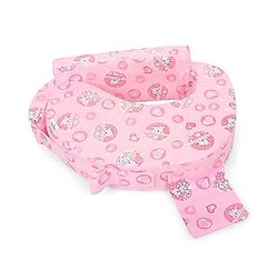 Babyhug Cotton Feeding Pillow Teddy & Hearts Print - Pink