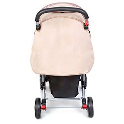 Babyhug Twinster Easy Foldable Twin Stroller with Adjustable Legrest - Coffee Brown