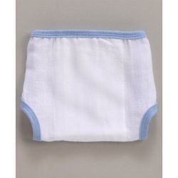 Babyhug 100% Cotton Cloth Nappies With Velcro Small Set Of 5 - Multicolor