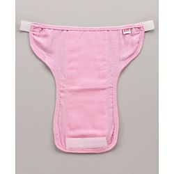 Babyhug Muslin Cotton Reusable Cloth Nappies With Velcro Large  Set Of 5 - Pink