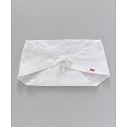 Babyhug 100% Cotton Triangle Cloth Nappies Large Set Of 5 - White