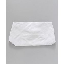 Babyhug 100% Cotton Triangle Cloth Nappies Large Set Of 5 - White