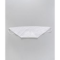 Babyhug 100% Cotton Triangle Cloth Nappies Large Set Of 5 - White
