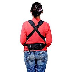 Babyhug Cuddle Up 3 Way Baby Carrier With Padded Lumbar Strap - Red