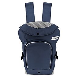 Babyhug Comfort Nest 3 Way Baby Carrier With Adjustable Infant Head Support - Navy