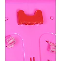 Babyhug Easy Diner High Chair With 5 Adjustable Heights & 3 Level Seat Recline - Pink
