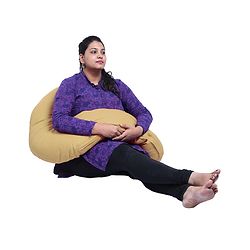 Babyhug C Shape Maternity Pillow - Beige
