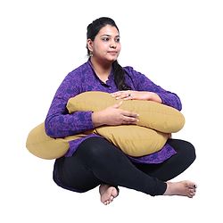 Babyhug C Shape Maternity Pillow - Beige