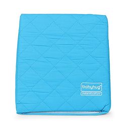 Babyhug Maternity Wedge Pillow With Quilted Cover - Blue