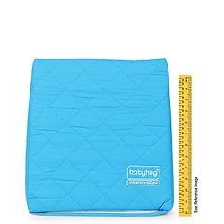 Babyhug Maternity Wedge Pillow With Quilted Cover - Blue