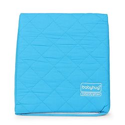 Babyhug Maternity Wedge Pillow With Quilted Cover - Blue