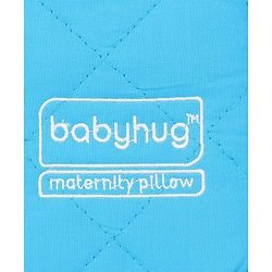 Babyhug Maternity Wedge Pillow With Quilted Cover - Blue