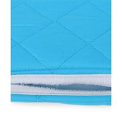 Babyhug Maternity Wedge Pillow With Quilted Cover - Blue