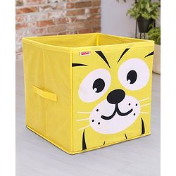 Babyhug Storage Bin Tiger Print - Yellow