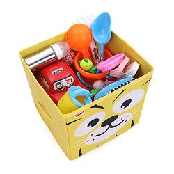 Babyhug Storage Bin Tiger Print - Yellow