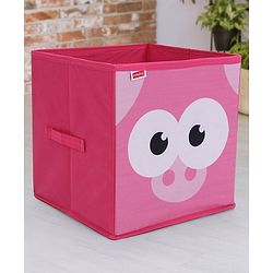 Babyhug Storage Bin Piggy Print - Pink