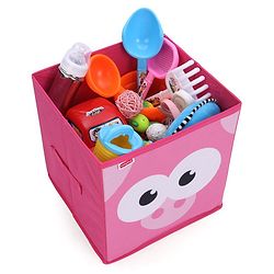 Babyhug Storage Bin Piggy Print - Pink