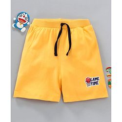 Babyhug Shorts Game Time Print - Yellow