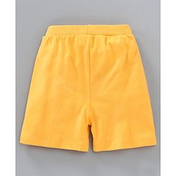 Babyhug Shorts Game Time Print - Yellow