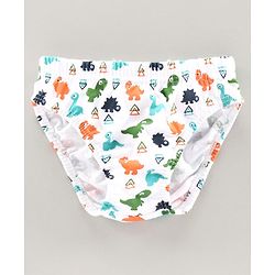 Babyhug 100% Cotton Briefs Pack of 3 - Orange White