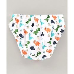 Babyhug 100% Cotton Briefs Pack of 3 - Orange White