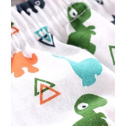 Babyhug 100% Cotton Briefs Pack of 3 - Orange White