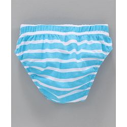 Babyhug Stripes & Vehicle Printed 100% Cotton Briefs Pack of 3 - Red Blue White