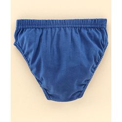 Babyhug 100% Cotton Briefs Pack of 3 - Blue Grey