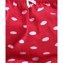 Babyhug 100% Cotton Bloomers Multiprint Pack of 3 - White Red