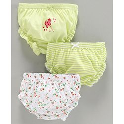 Babyhug 100% Cotton Bloomer Pack of 3