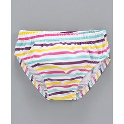 Babyhug 100% Cotton Brief Polka Dot Print Pack of 3 - White Blue