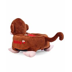Babyhug Monkey Shaped Soft Seat - Brown