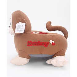 Babyhug Monkey Shaped Soft Seat - Brown