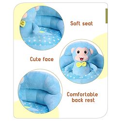 Babyhug Plush Kids Monkey Sofa Chair (Colour May Vary)